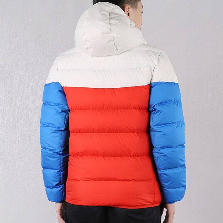 Nike Windrunner Down Fill Hooded Puffer Jacket Men Outerwear Red Blue White 928834-133