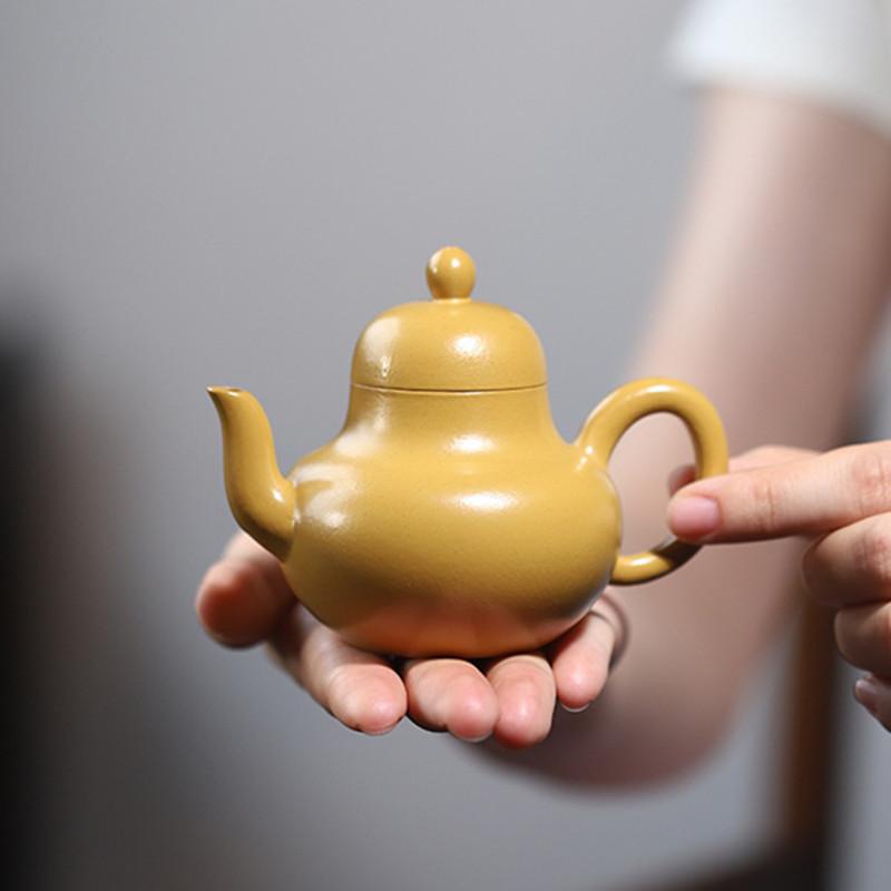 100ml Chinese Yixing Purple Clay Teapot Small Capacity Kettle Master Handmade Tea Pot Beauty Tea Infuser Raw Ore Zisha Tea Set