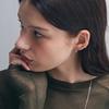 Minimal Wavy Twist Earrings