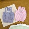Pet Striped Dress Spring Summer Sleeveless Large Bow Small Dogs Cats Dress Breathable Pet Costume Outfit Apparel