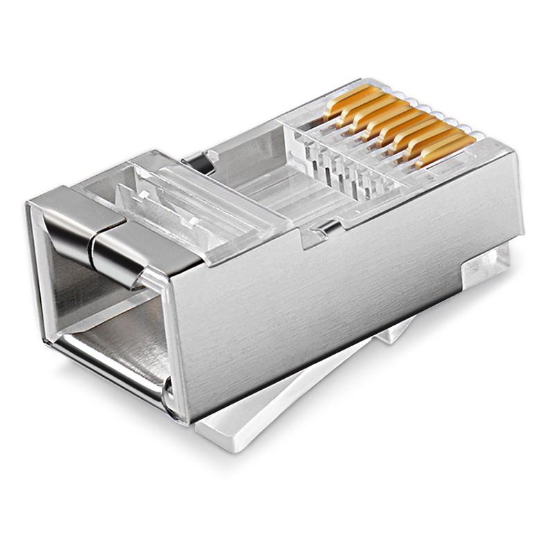 Connettore rj45 xintylink spina rj 45 cavo ethernet cat5 cat5e presa di rete 8P8C stp ftp metallico schermato terminali modulari lan cat