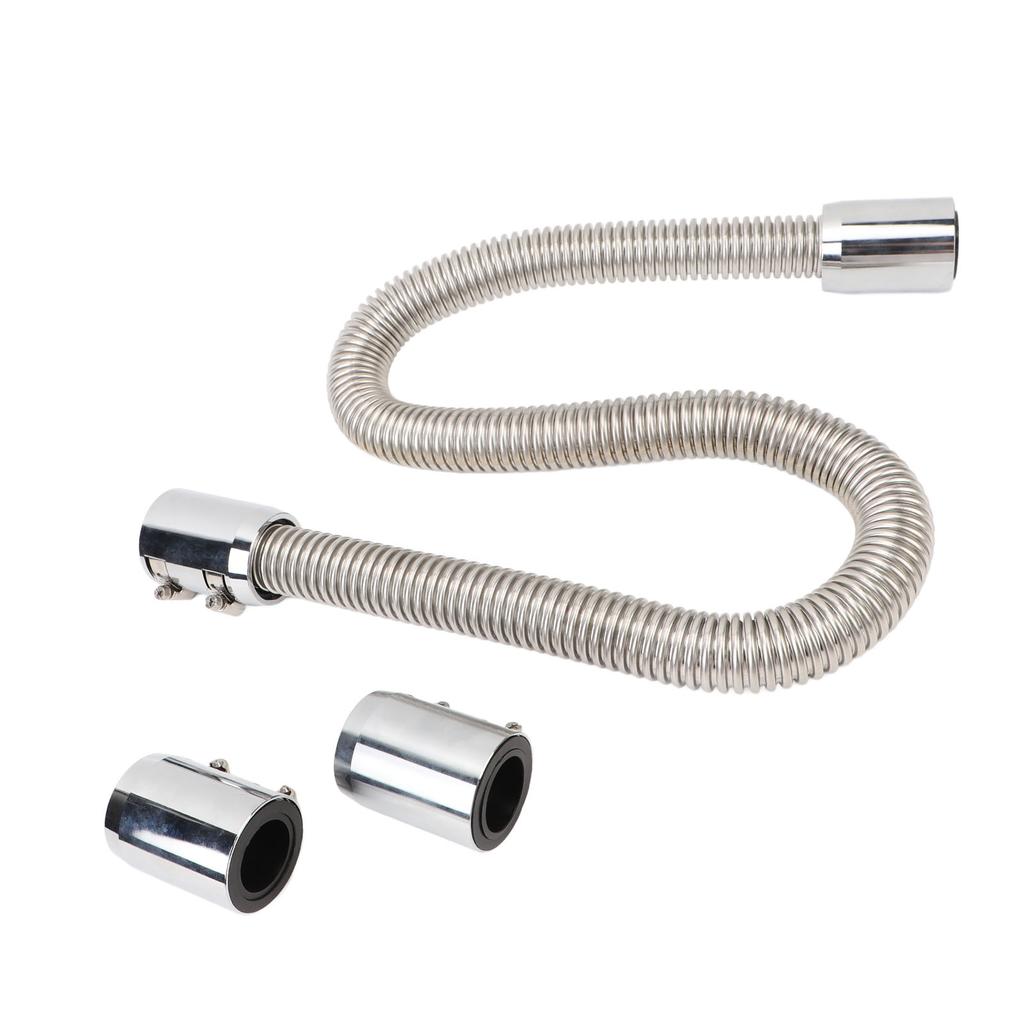 48inch Flexible Coolant Water Hose Kit Heat Resistant Stainless Steel Heat Dissipation Hose Set with 4