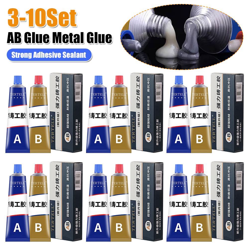 20-10G Industrial Repair Adhesive Liquid Weld AB-Metal Adhesive Aging Resistance for Hard Plastics and Ceramics
