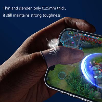 Touch Screen Thumb Fingertip Sleeves Gloves Sweat-Proof Game Controller Sweatproof Gloves Assist Artifact