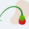 Automatic Silicone Tail Teaser Toy Electronic Interactive Cat Wand Toy Rechargeable Kitten Exercise Toy for Indoor Cats