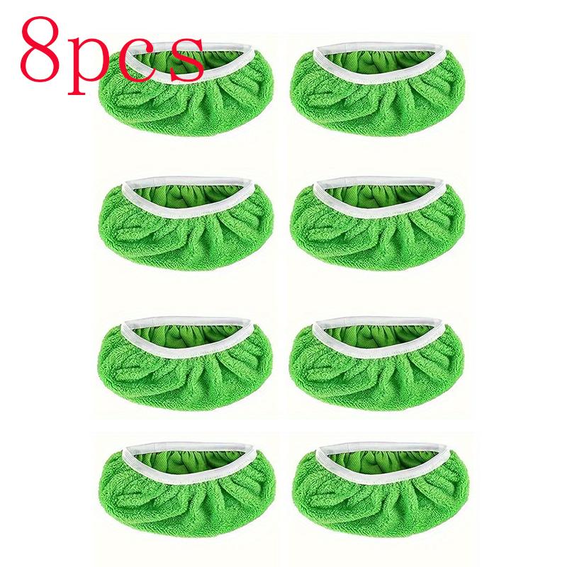 4/6/8 Pack Ultrafine Microfiber Washable Mop Pads, Reusable Super Absorbent Chenille Fabric Replacement Pads