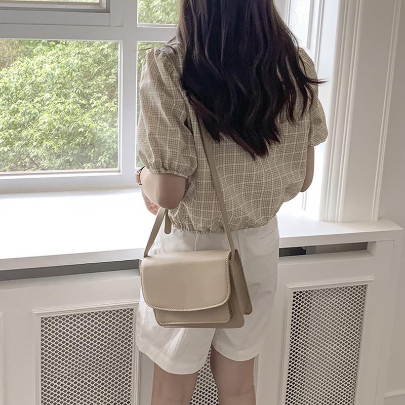 RanHuang New 2026 Women's Simple Shoulder Bags Pu Leather Small Messenger Bags Girls Casual Crossbody Bags B316