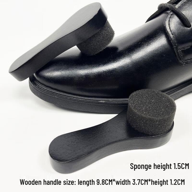 

SEE KEAN Wooden Handle Shoe Polish Sponge Brush