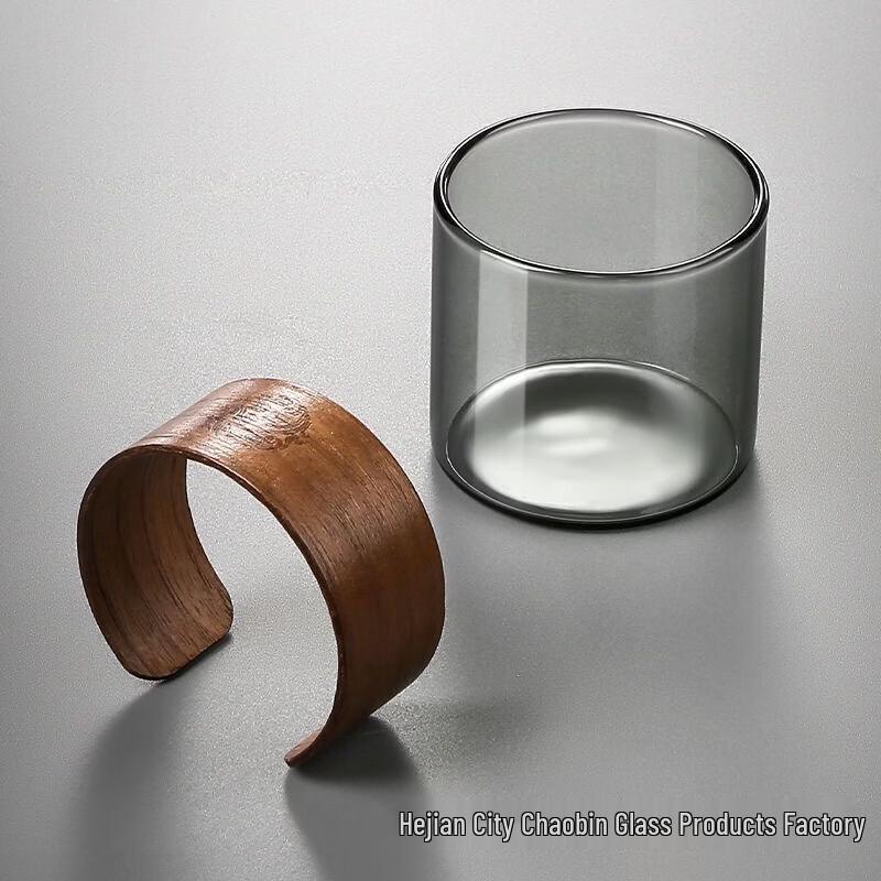 Shangqi Light Luxury Anti-Scald Glass Teacup Set