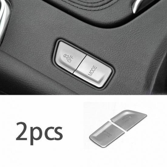 Central Console Button Decoration Aluminum Silver For Cadillac XT5 2016- GL