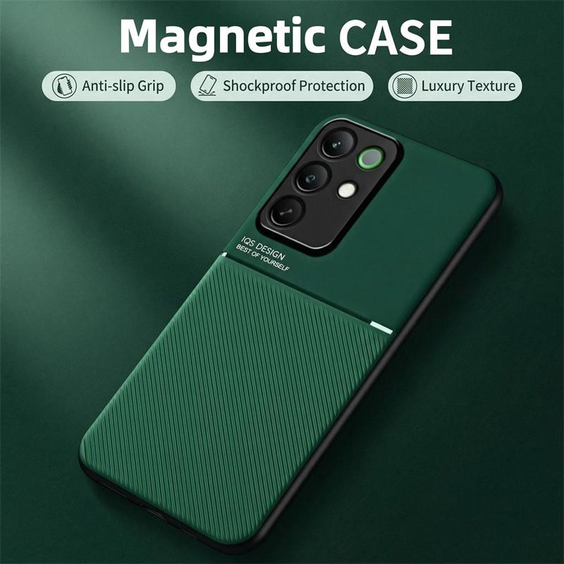 Car Magnetic Leather Phone Case for OPPO Realme C85 Pro C71 C75 C63 C61 C67 4G Soft Silicone Bumper Back Cover Coque Fundas