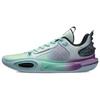 Li Ning All City 11 Psychedelic Cushioning Slip Resistant Abrasion Resistant Low Top Basketball Shoes Men's Blue ABAT005-3