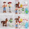 Toy Story 4 Woody Lightyear Rex Alien Bear 7 Pcs Action Figure Cake Topper Toys Vibrant And Detailed Pvc Collectibles
