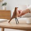 Abstrakte Vogelfigur im nordischen Stil, Schreibtischdekoration, Mittelalterliche Tischstatue im minimalistischen, stromlinienförmigen Design für Zuhause, Büro, Bücherregal, Kaminsims