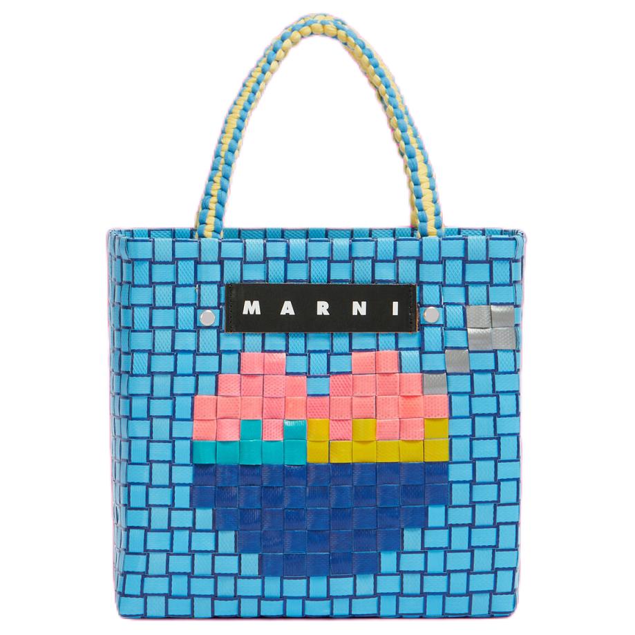 

Marni Market Letter Patch Color Block Pattern Polypropylene Tote Bag Women Tote Bags Blue SHMH0013JGRF08100B40 Basic Set (Bag+Dust Bag)