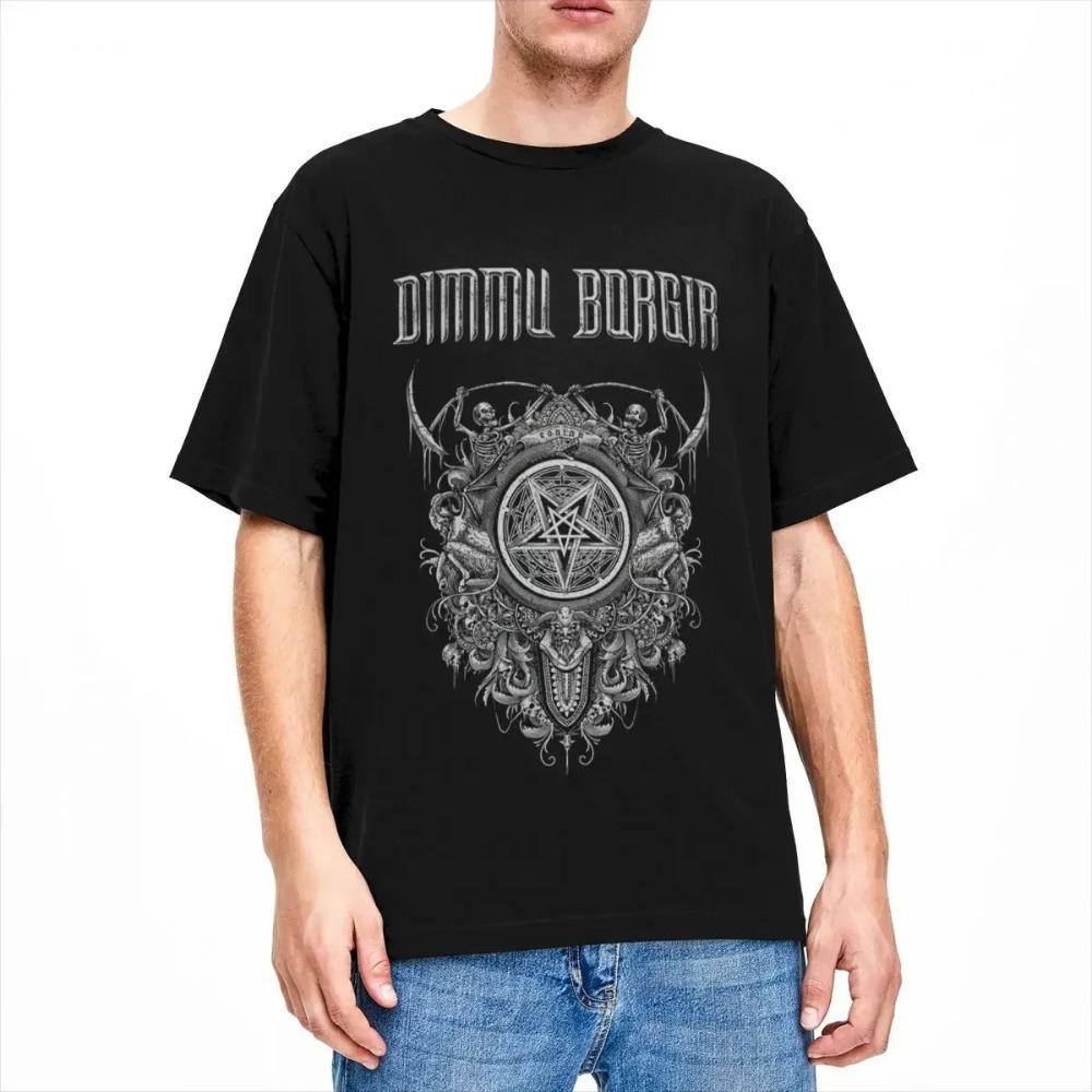 

Black Metal Band Borgir Eonian Song Dimmu T Shirt Merchandise Men Women s Cotton Leisure Crewneck Tee Shirt Tops Unique XXXXXL чорний