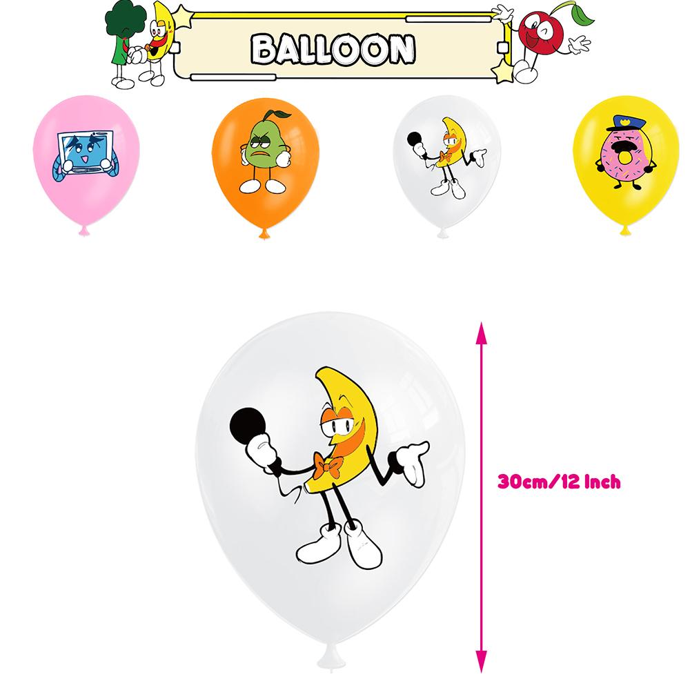 30 stk Shovelware Brain Game Party Dekorasjoner inkluderer Cake Topper Banner Balloon