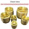 Bronze Check Valve Spring Vertical Type NPT Internal Thread Check Valve 1/2" 3/4" 1" 1-1/2" 1-3/4" 2" DN15-DN50 for Water Pipes
