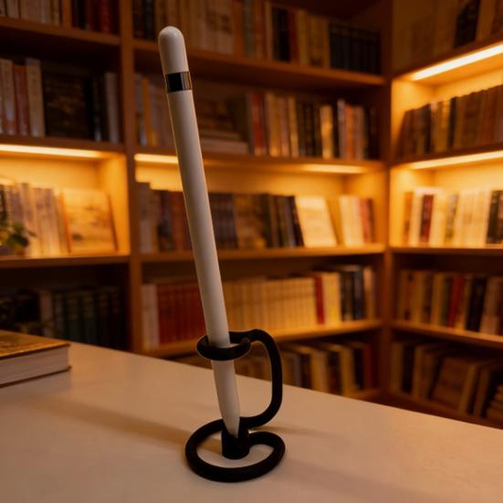 Low Odor Safe 3D Print Figurine Printed Pen Holder with Stable Base, Desktop Multi-scene Desk Cabinet Decor Stand, Minimalist Art Sculpture