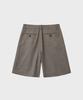 NOIRER Wool Slouch Half Slacks (Brown)