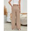 Women High Waist Pleated Loose Wide Leg Casual Summer Long Pants