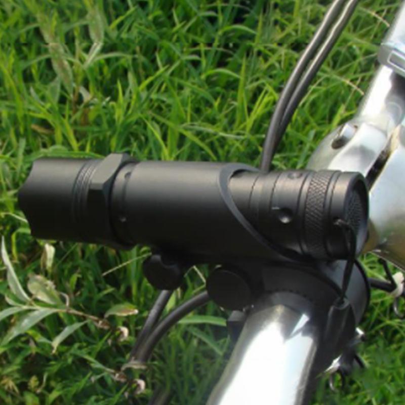 Suport portabil pentru lampă pentru bicicletă Suport pentru biciclete Ciclism Rotație Maneră Lanternă cu led Clemă pentru clemă Suport de montare Accesorii