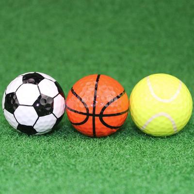 Colorful Novelty Sports Golf Balls Golf Game Indoor Outdoor Training