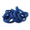 Solid Colors Seamless No Crease 4cm Hair Tie Elastic Nylon Ponytail Holders Fabric Hair Ropes Accessories for Toddlers Women