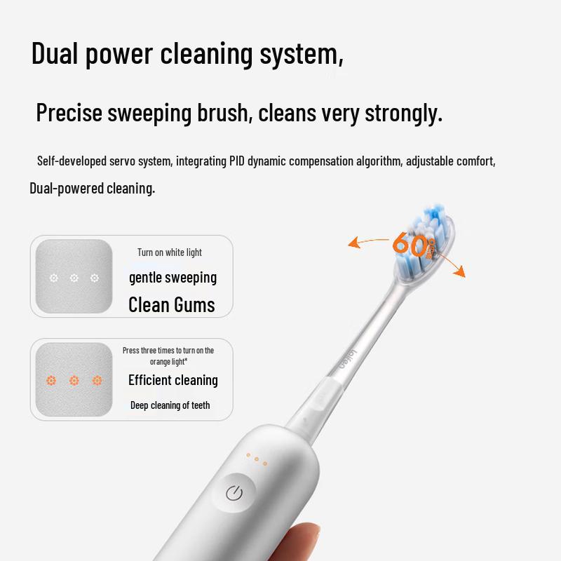 LAIFEN i2 Second-Gen Sonic Electric Toothbrush, Aluminum Alloy CN plug (adapter included)