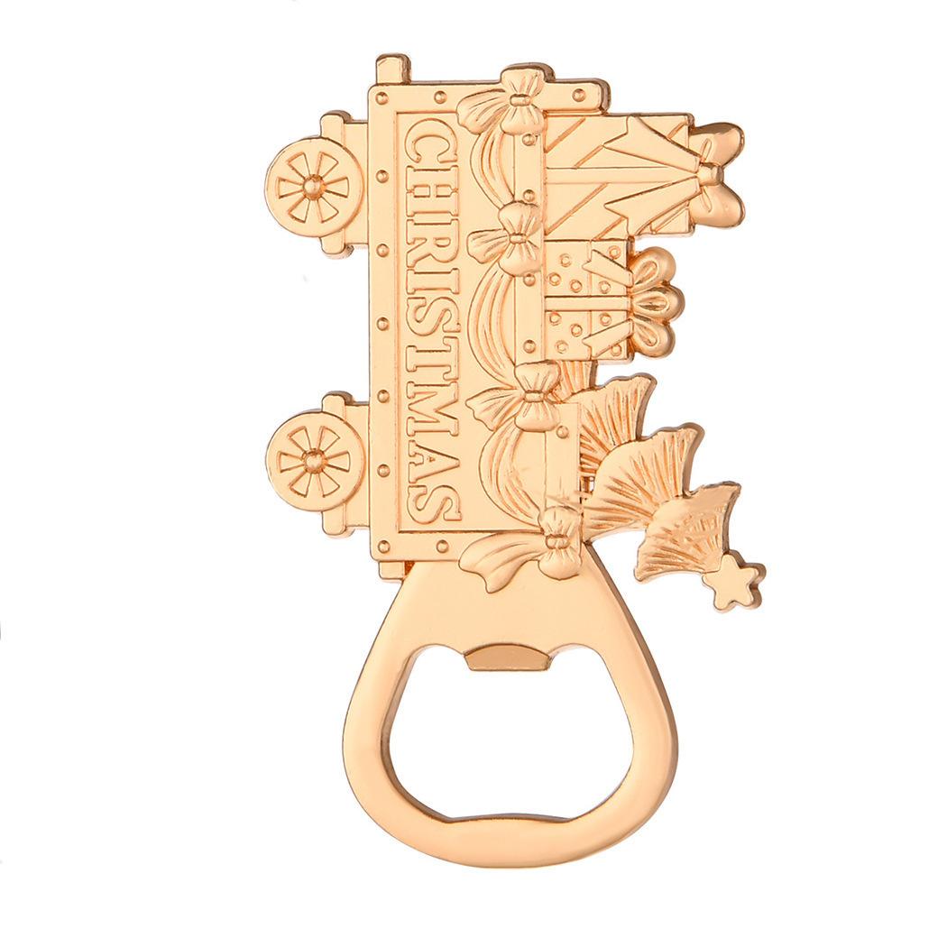 

Christmas Creative Bottle Opener Cross Border Supply Christmas Party Supplies Snowman Christmas Tree Snowflake Shape Bottle