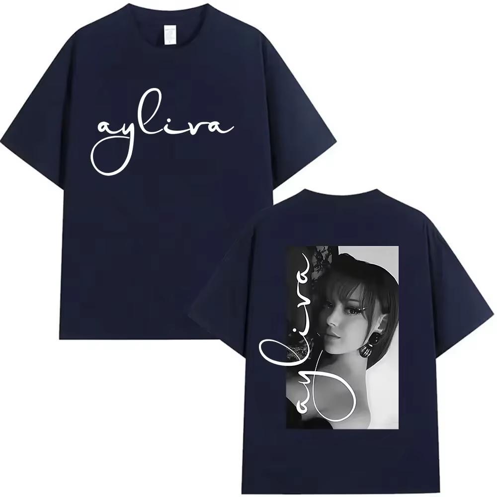 

Die Ayliva Tour Print Graphic TShirts Unisex Women Fashion High Quality Vintage T Shirt Hip Hop Oversized Cozy Cotton Tshirt S
