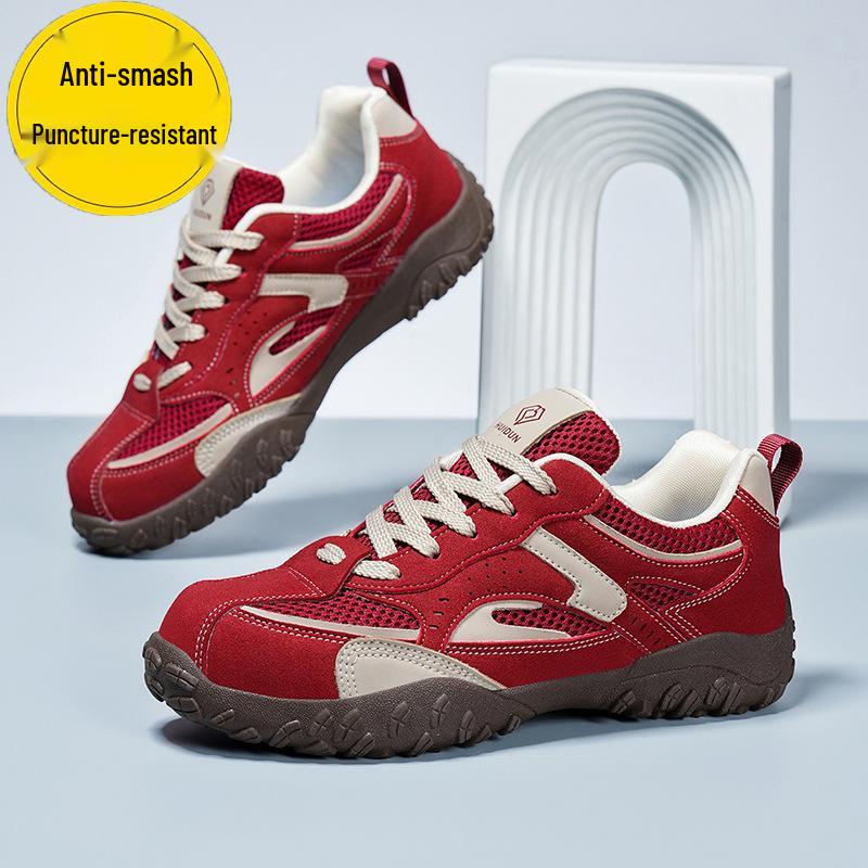 Women`s Lightweight Breathable Safety Shoes with