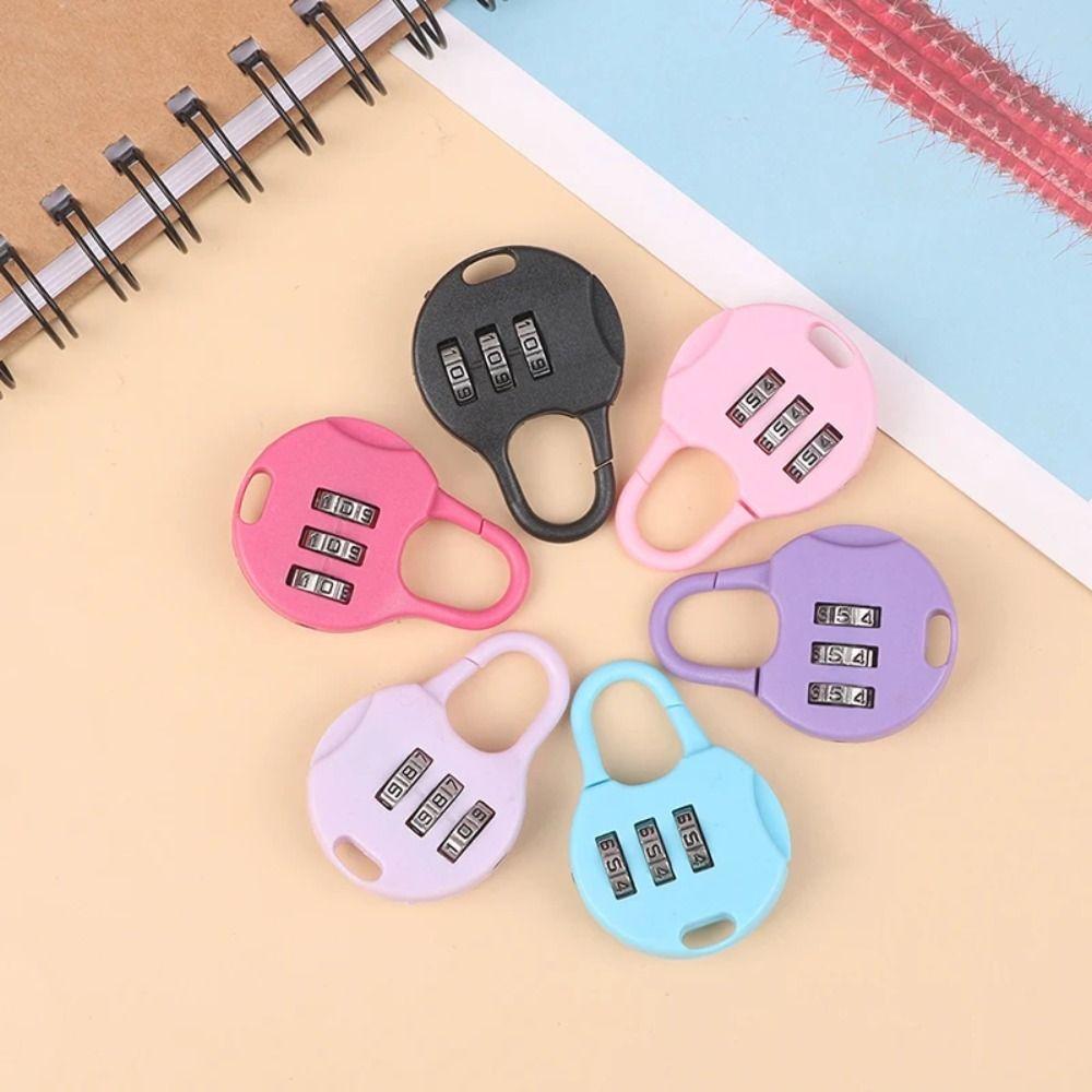 Backpack Padlock Padlock Luggage Travel Lock Digit Locks Solid Password Combination Lock  Drawer