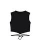 Summer New Cross-strap Sleeveless Inner Vest Sweet and Sexy Outer Wear Spice Girl Short  Female Trend