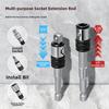 1/4 Inch Drive Bit Holder Quick Change Socket Adapter For CR-V Steel Drill Bits And Power Tools Workshop Accessories