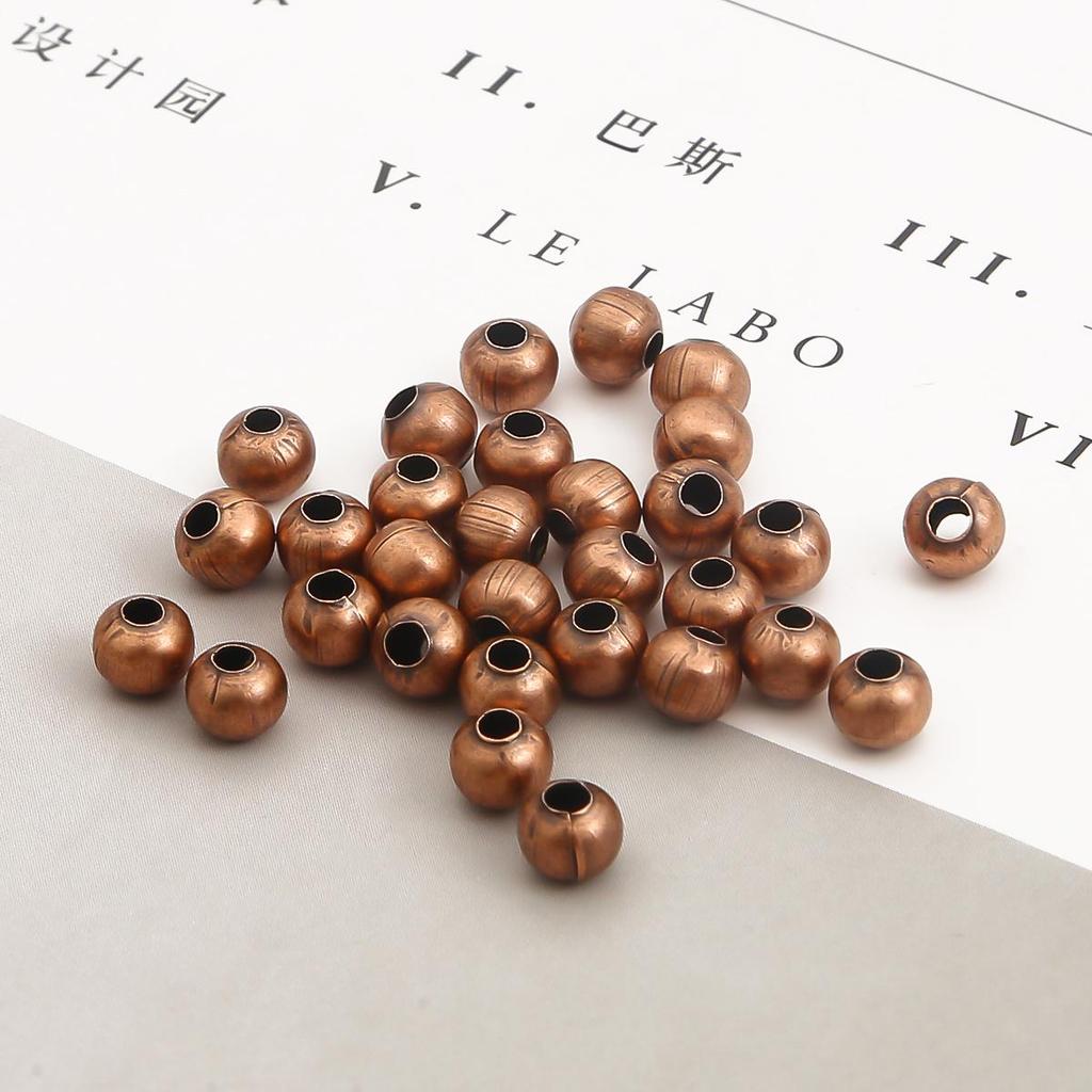 Iron Round Bead Spacer, Handmade Diy Clip Earrings Positioning Buckle, Jewelry Accessories Loose Bead Material