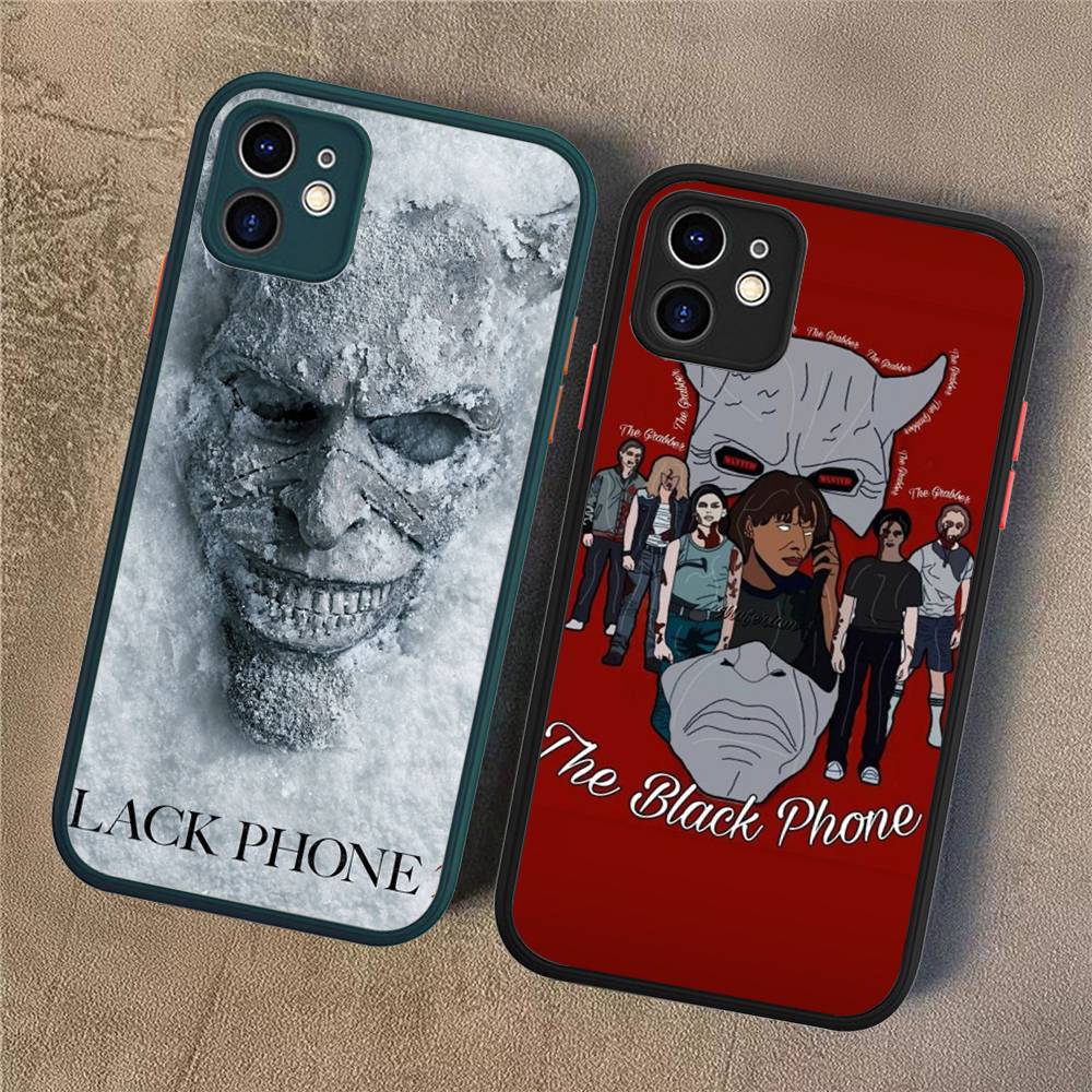 Horror Movie The B-Black P-Phone Phone Cases For IPhone 16 15 14 Plus 13 12 11 Pro Max Matte Oft Bumper Phone Cover