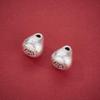S999 Sterling Silver 3D Wishing Well Pendant & Auspicious Clouds Beads for DIY Bracelets