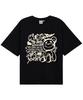 PRIMATE [Cool Cotton] Burning Oversized Short Sleeve T-Shirt 8 Colors (Type A)