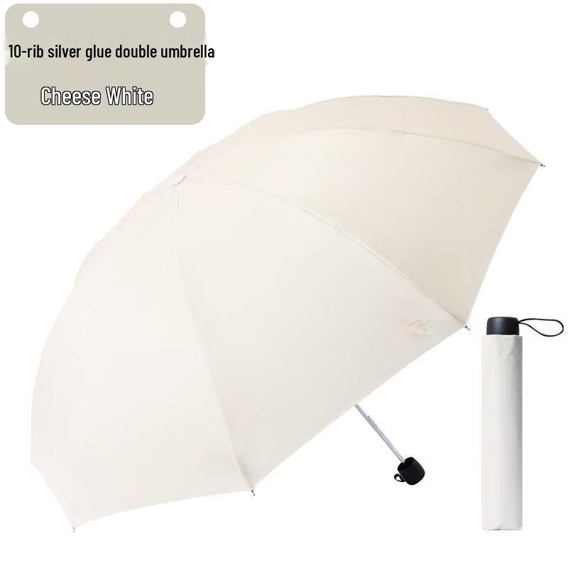Paradise Automatic Extra-Large 3-Fold Sun & Rain Umbrella