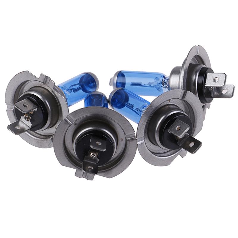 4Pcs H7 Bulb Xenon Optical Halogen 8500K Ultra White 12V 100W Superstar