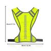 Reflective Running Vest,Thin Night Cycling Safety Vest,High Visibility Battery Powered LED Reflective Vest For Runners Night