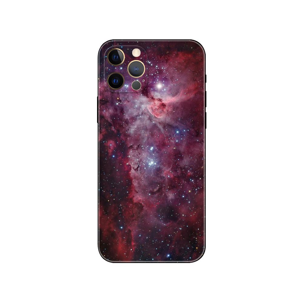 Interstellar Purple Space Star Phone Case for Iphone 5s 2020se 6s 7 8 Plus X 10 XR XS 11 12 13 Mini Pro MAX Black Tpu Back Cover