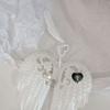 Handcrafted Feathered Wing Ornament For Bags Keys Versatile Plastic Alloy Keychain Accessory Unisex Present
