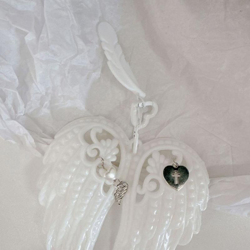 Handcrafted Feathered Wing Ornament For Bags Keys Versatile Plastic Alloy Keychain Accessory Unisex Present