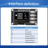 NEW product 0.96 inch OLED IIC White/YELLOW BLUE/BLUE 12864 OLED Display with 4x4 key I2C SSD1315 LCD Screen Board for Arduino