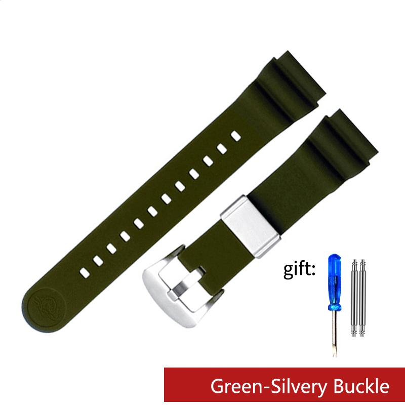 Dla Seiko SNE537 SRPA83J1 pasek do zegarka marka sportowy pasek do zegarka gumowy pasek 22mm Silikonowa Gumowa Bransoleta Czarny Niebieski Pomarańczowy