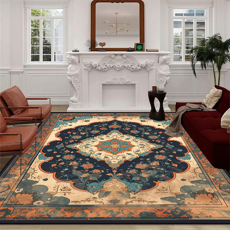 Luxury Persia Large Area Carpet for Living Room Retro Big Size Sofa Area Rugs 200x300cm Bedroom Cloakroom Non-slip Mats Washable