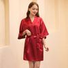 Summer Silk Kimono Robe Bathrobe Women Silk Bridesmaid Robes Sexy Robes Satin Robe Ladies Dressing Gowns