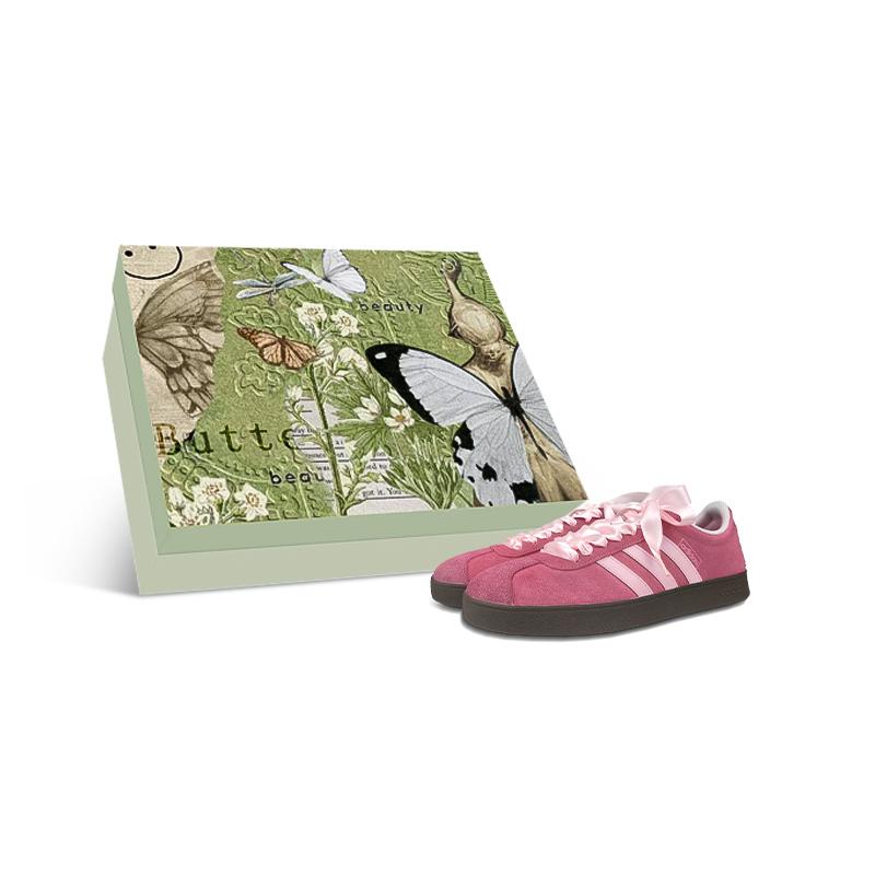 

Adidas Neo VL Court 2.0 Low top Skateboard Shoes Unisex Pink White HQ1802(Team652-adBOX) 43⅓